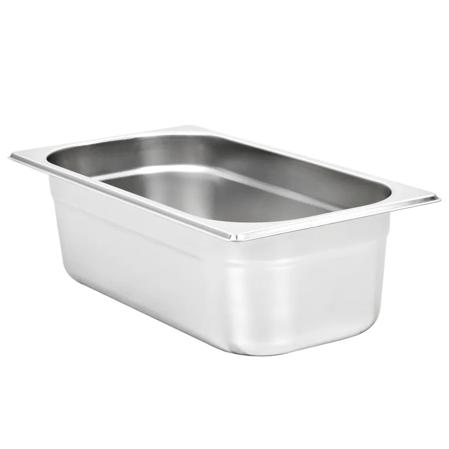 Récipients Gastronorm 8 pcs GN 1/3 100 mm Acier inoxydable - 3