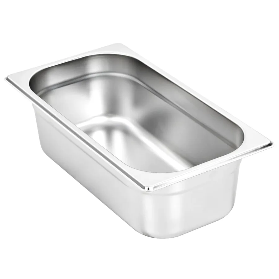 Récipients Gastronorm 8 pcs GN 1/3 100 mm Acier inoxydable - 4