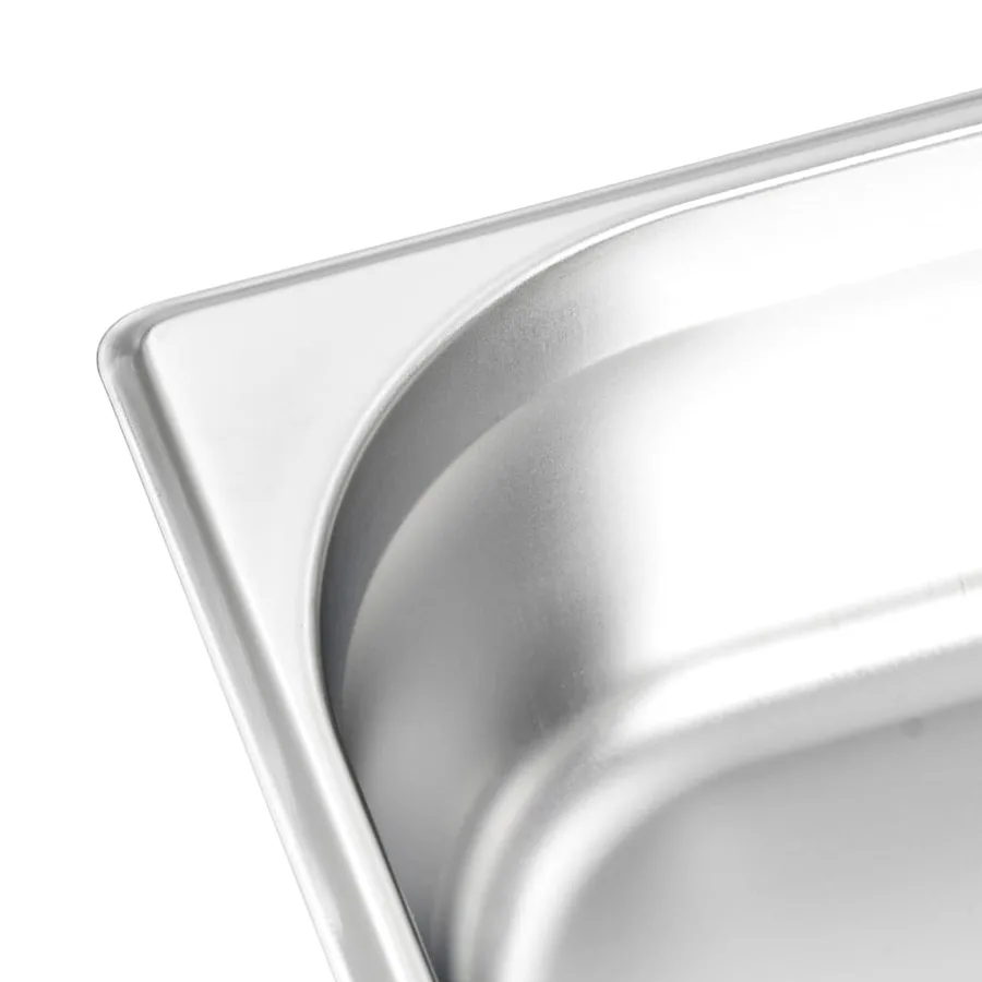 Récipients Gastronorm 8 pcs GN 1/3 100 mm Acier inoxydable - 7