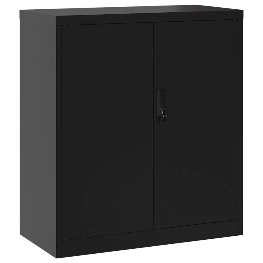 Classeur noir 79x40x90 cm acier - 2