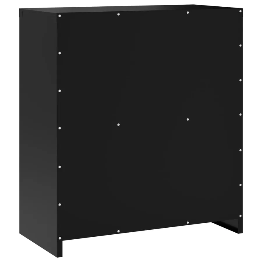 Classeur noir 79x40x90 cm acier - 6