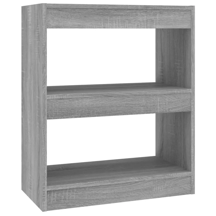 Bibliothèque/Séparateur de pièce Sonoma gris 60x30x72 cm - 2