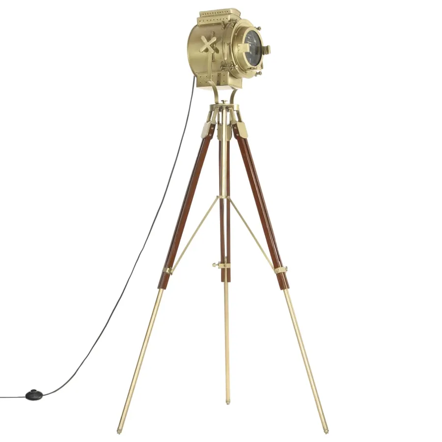 Lampadaire à trépied bois de manguier massif 193 cm - 2