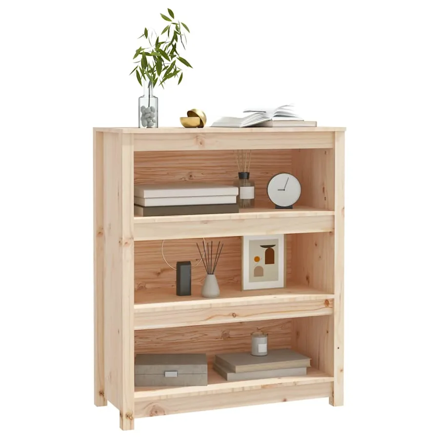 Bibliothèque 80x35x97 cm Bois de pin massif - 4