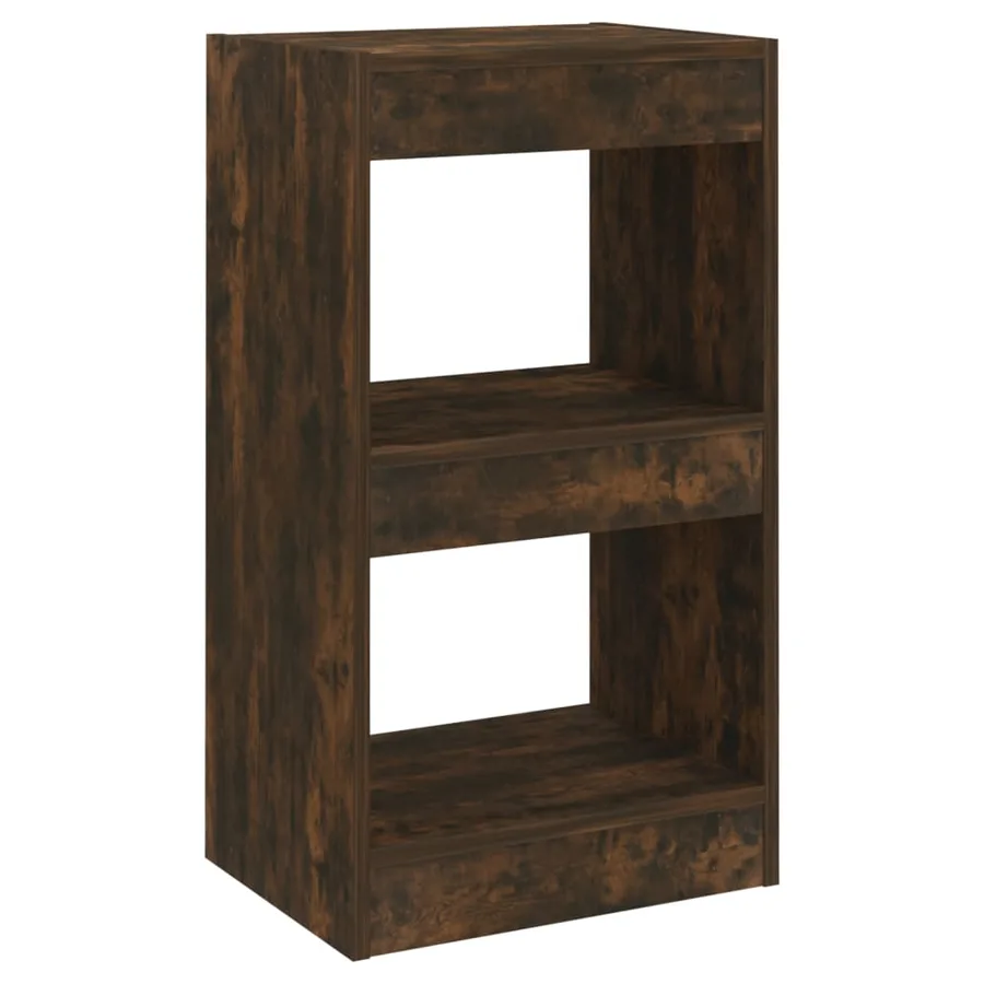 Bibliothèque/Séparateur de pièce Chêne fumé 40x30x72 cm - 2