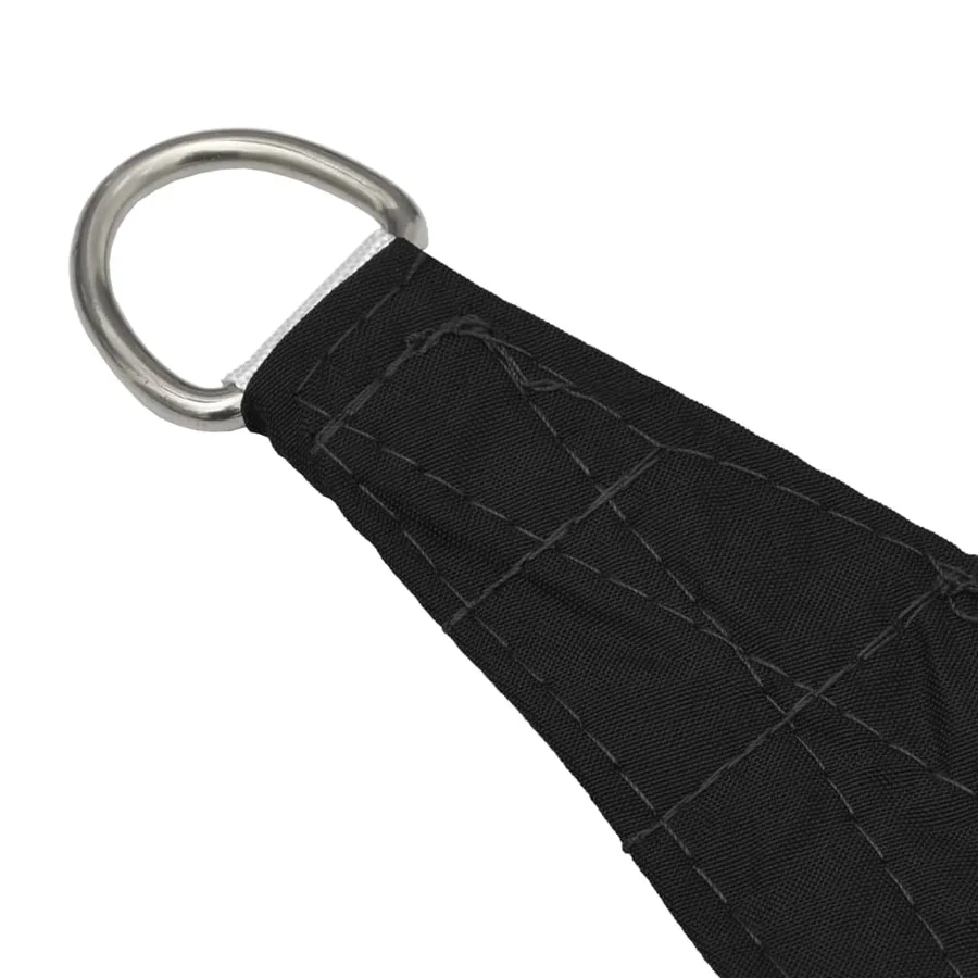 Voile de parasol Tissu Oxford trapèze 2/4x3 m Noir - 4
