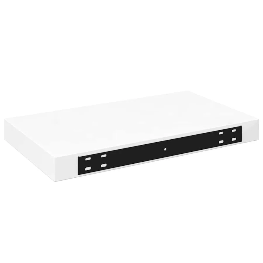 Étagère murale flottante Blanc brillant 40x23,5x3,8 cm MDF - 8