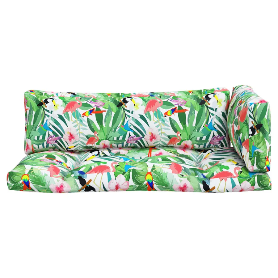 Coussins de palette lot de 3 multicolore tissu Oxford - 4