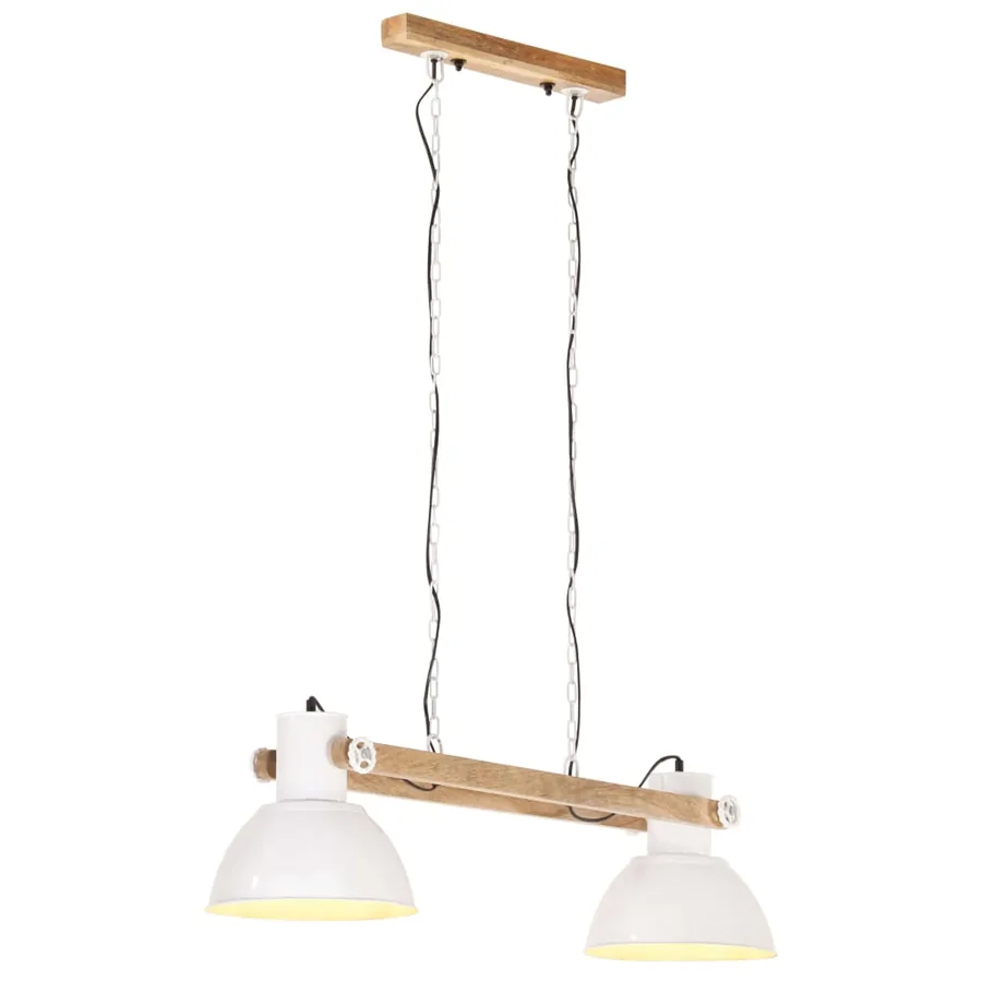 Lampe suspendue industrielle 25 W Blanc 109 cm E27