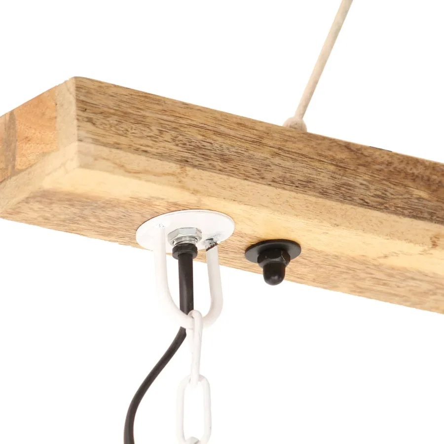 Lampe suspendue industrielle 25 W Blanc 109 cm E27 - 8