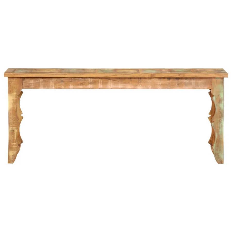 Banc 110 x 35 x 45 cm Bois de récupération massif - 2