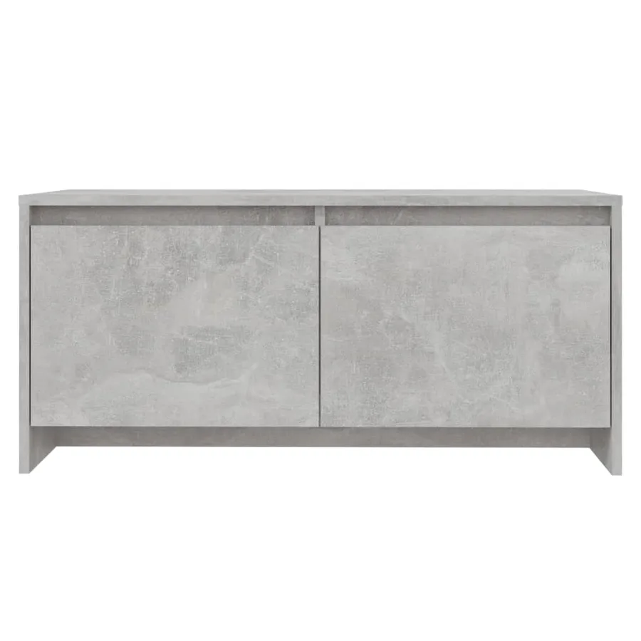 Table basse gris béton 90x50x41,5 cm bois d'ingénierie - 5