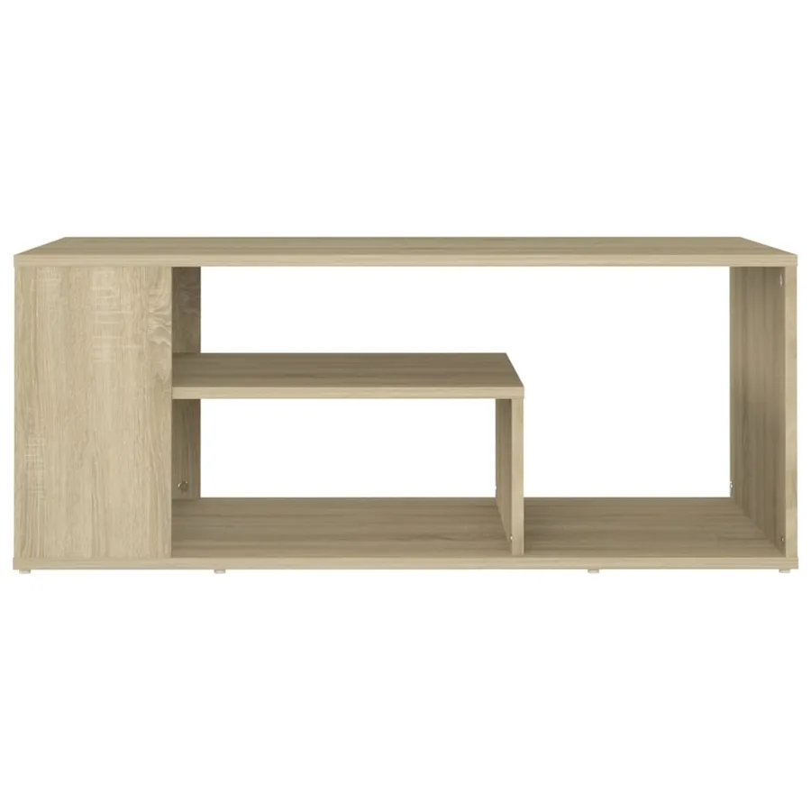 Table basse chêne sonoma 100x50x40 cm bois d'ingénierie - 4
