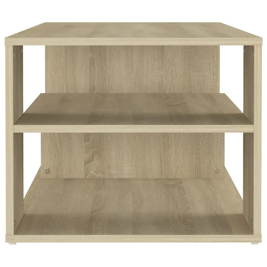 Table basse chêne sonoma 100x50x40 cm bois d'ingénierie - 5