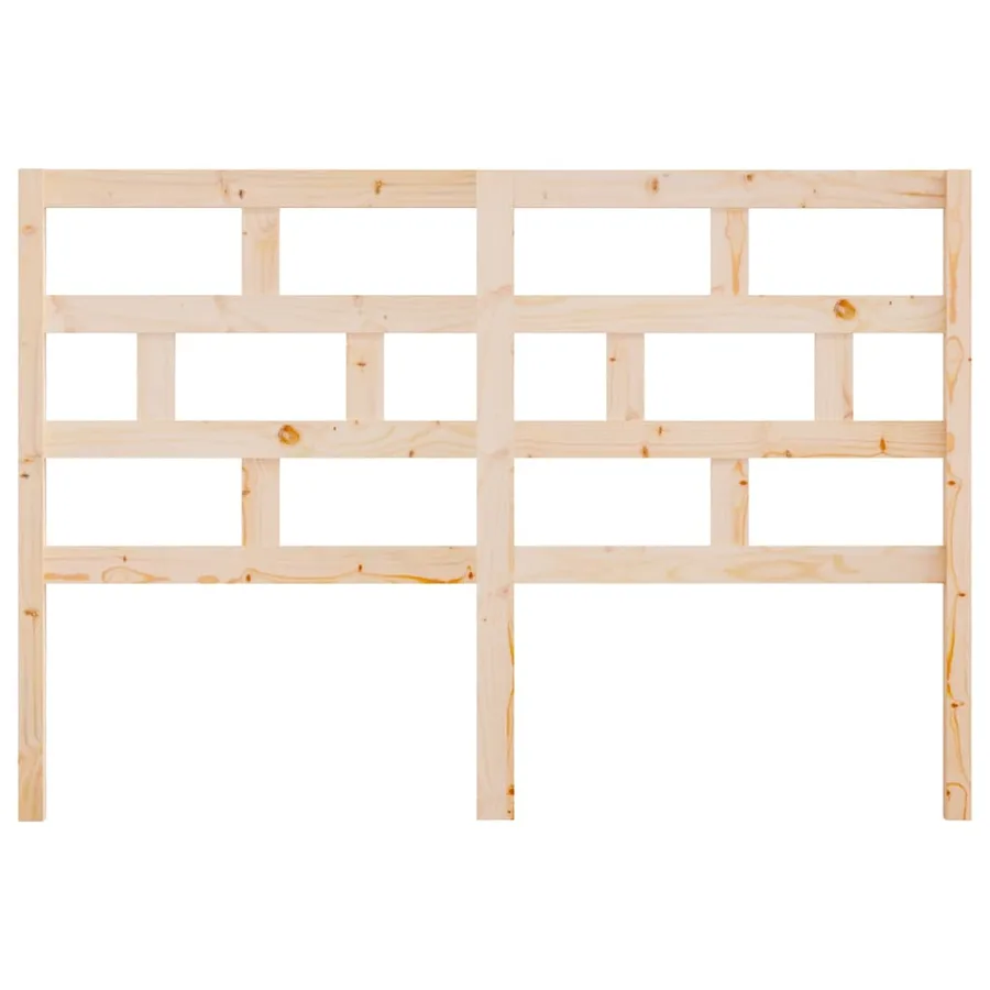 Tête de lit 146x4x100 cm Bois massif de pin - 4