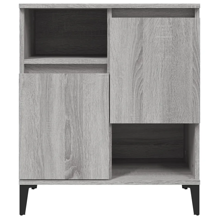 Buffets 3 pcs sonoma gris 60x35x70 cm bois d'ingénierie - 6