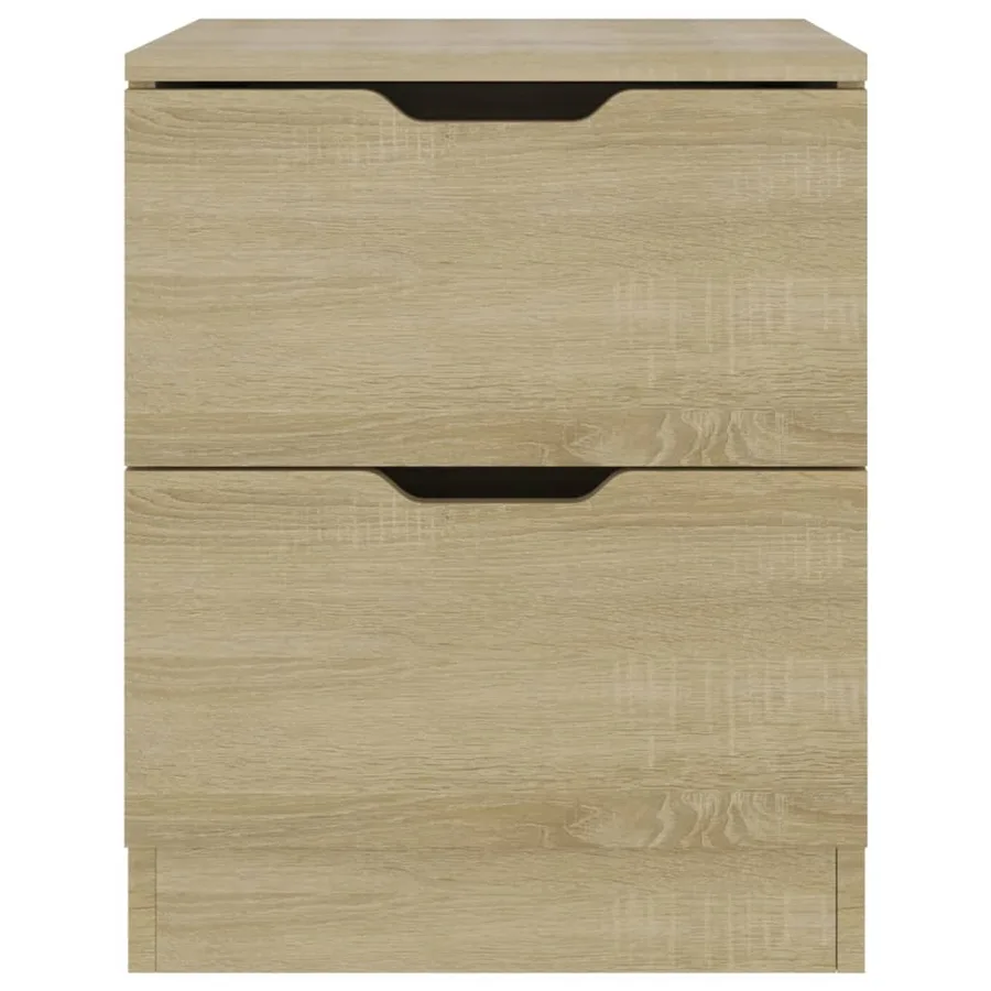 Table de chevet chêne sonoma 40x40x50 cm bois d’ingénierie - 3