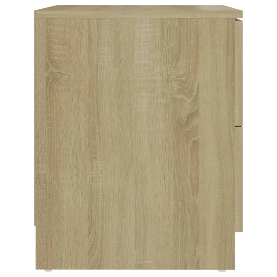 Table de chevet chêne sonoma 40x40x50 cm bois d’ingénierie - 4