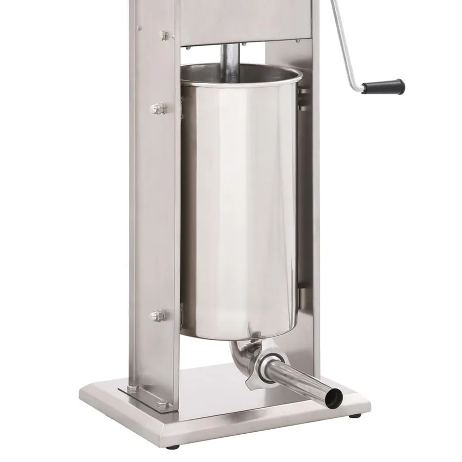 Poussoir à saucisse manuel Argenté 15 L Acier inoxydable - 5