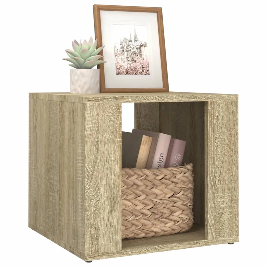Table de chevet Chêne sonoma 41x40x36 cm Bois d'ingénierie - 4