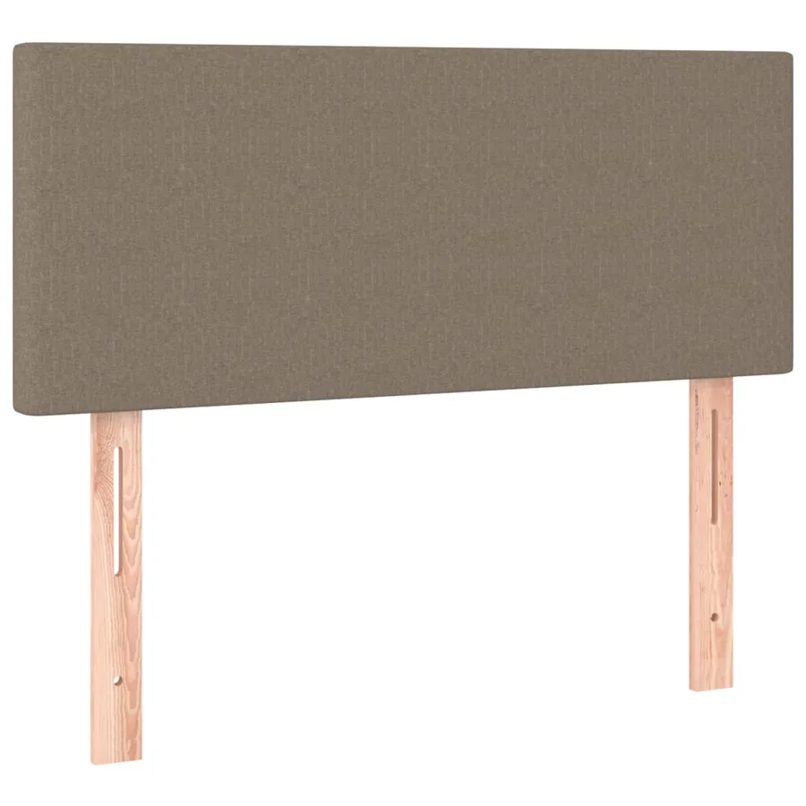 Tête de lit Taupe 100x5x78/88 cm Tissu - 2