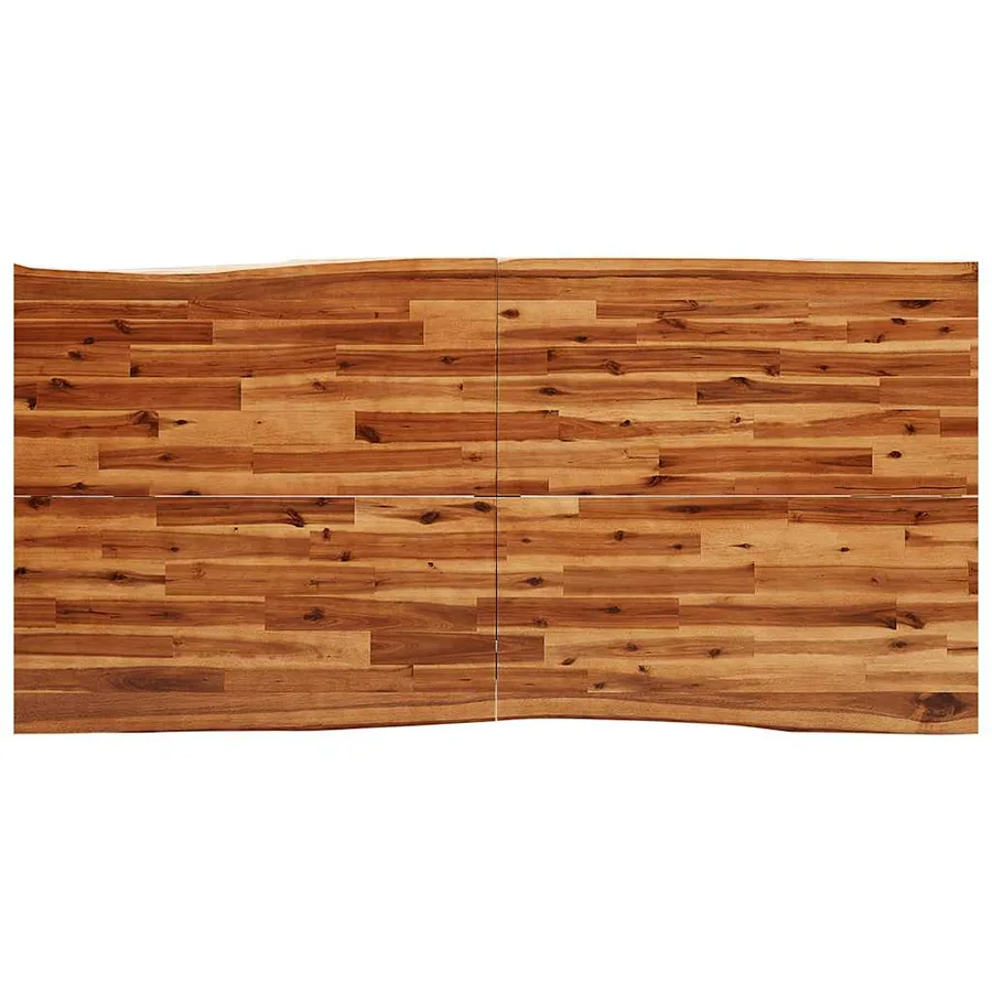 Table à manger 180x90x75 cm bois d'acacia solide à bord vif - 6