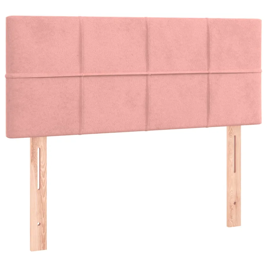 Tête de lit à LED Rose 100x5x78/88 cm Velours - 4
