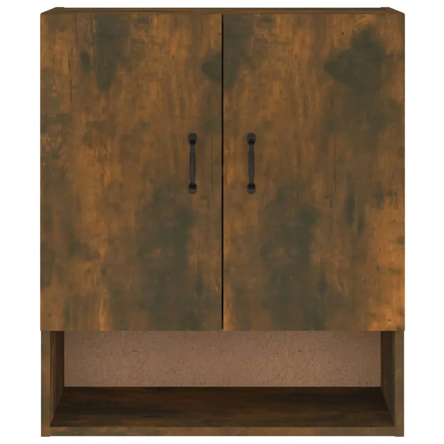 Armoire murale Chêne fumé 60x31x70 cm Bois d'ingénierie - 5
