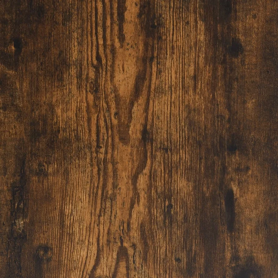 Table console chêne fumé 75x34,5x75 cm bois d'ingénierie - 10