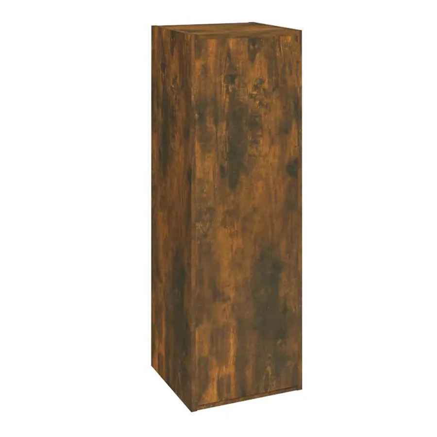 Meubles TV Chêne fumé 30,5x30x90 cm Bois d'ingénierie - 2
