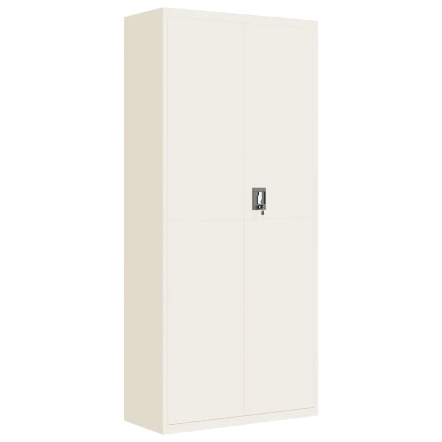 Classeur blanc 90x40x200 cm acier - 2