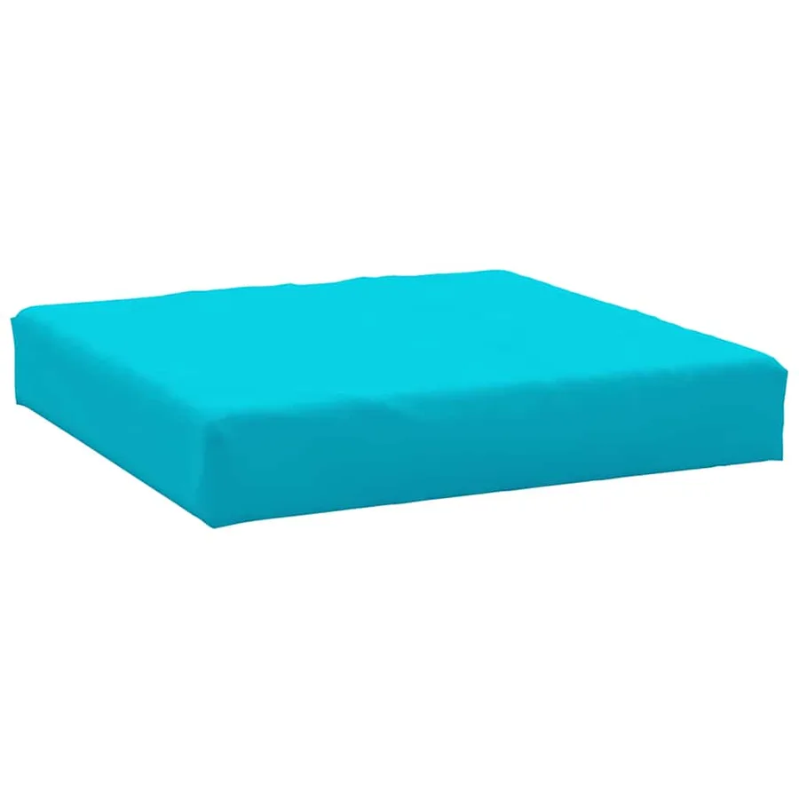 Coussins de palette lot de 3 turquoise tissu Oxford - 6