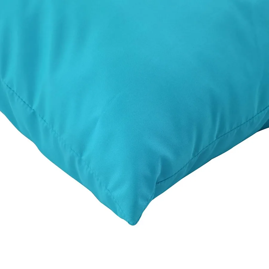Coussins de palette lot de 3 turquoise tissu Oxford - 8