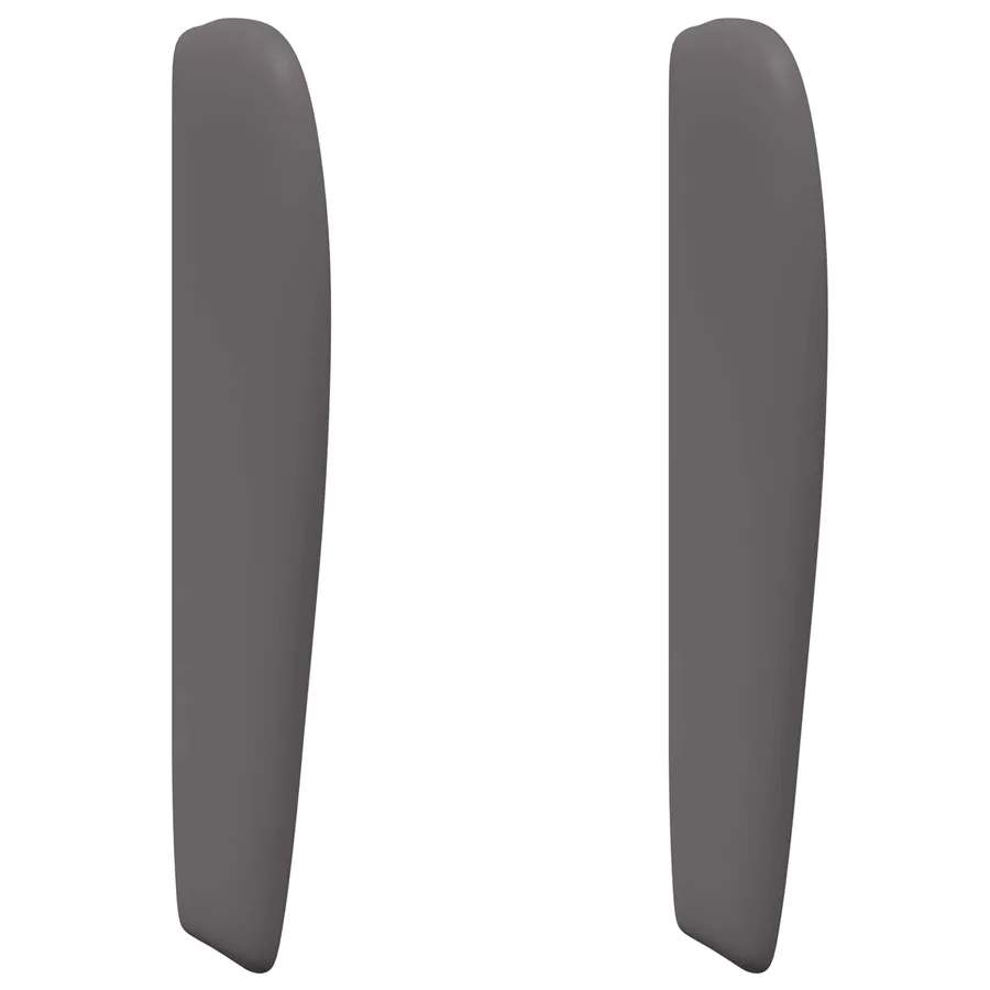 Oreille de tête de lit Gris Foncé 80 x 23 x 6 cm PVC - 2
