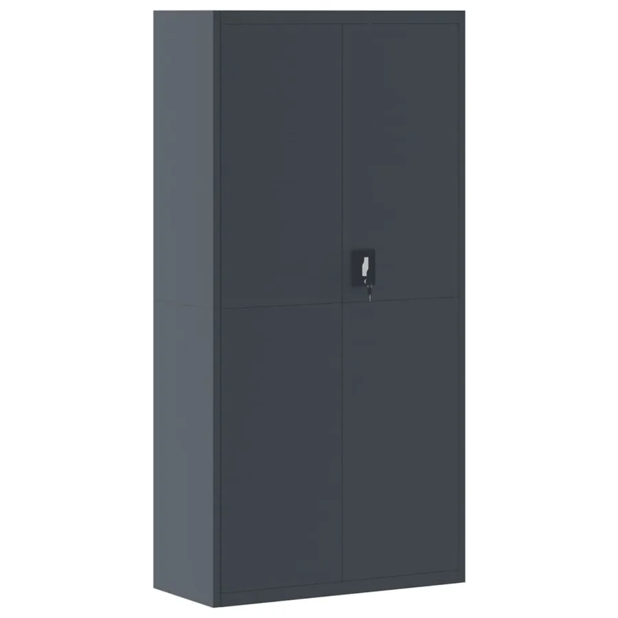 Classeur anthracite 90x40x180 cm Acier - 2