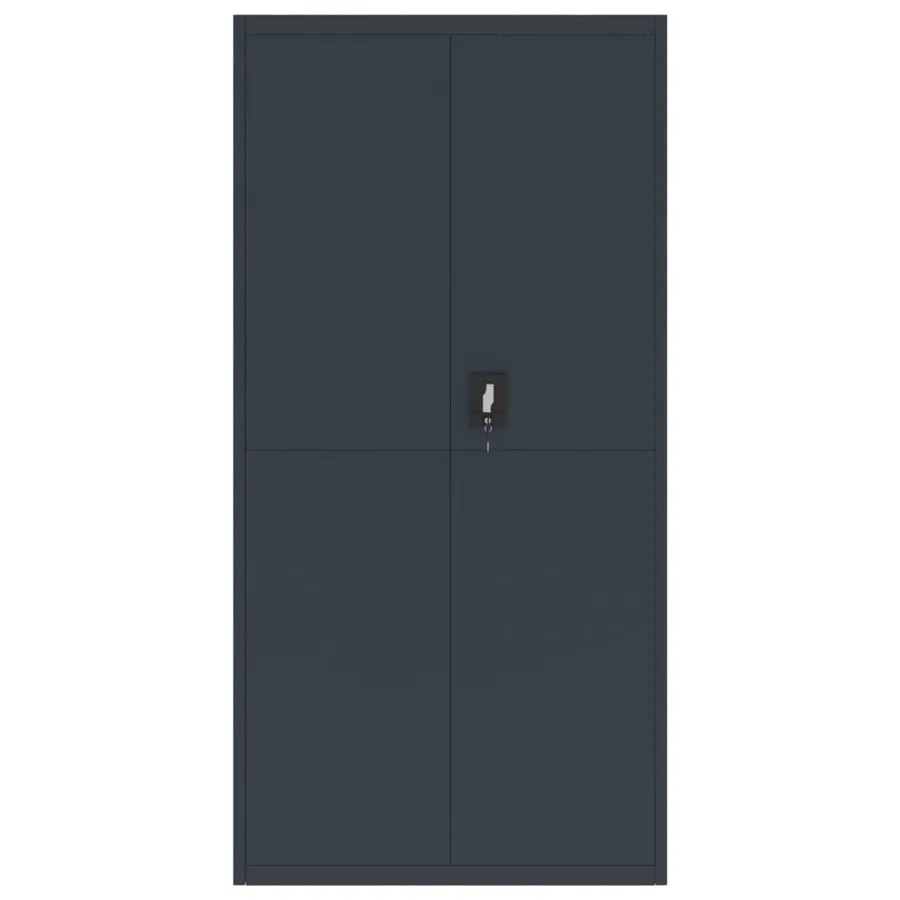 Classeur anthracite 90x40x180 cm Acier - 3