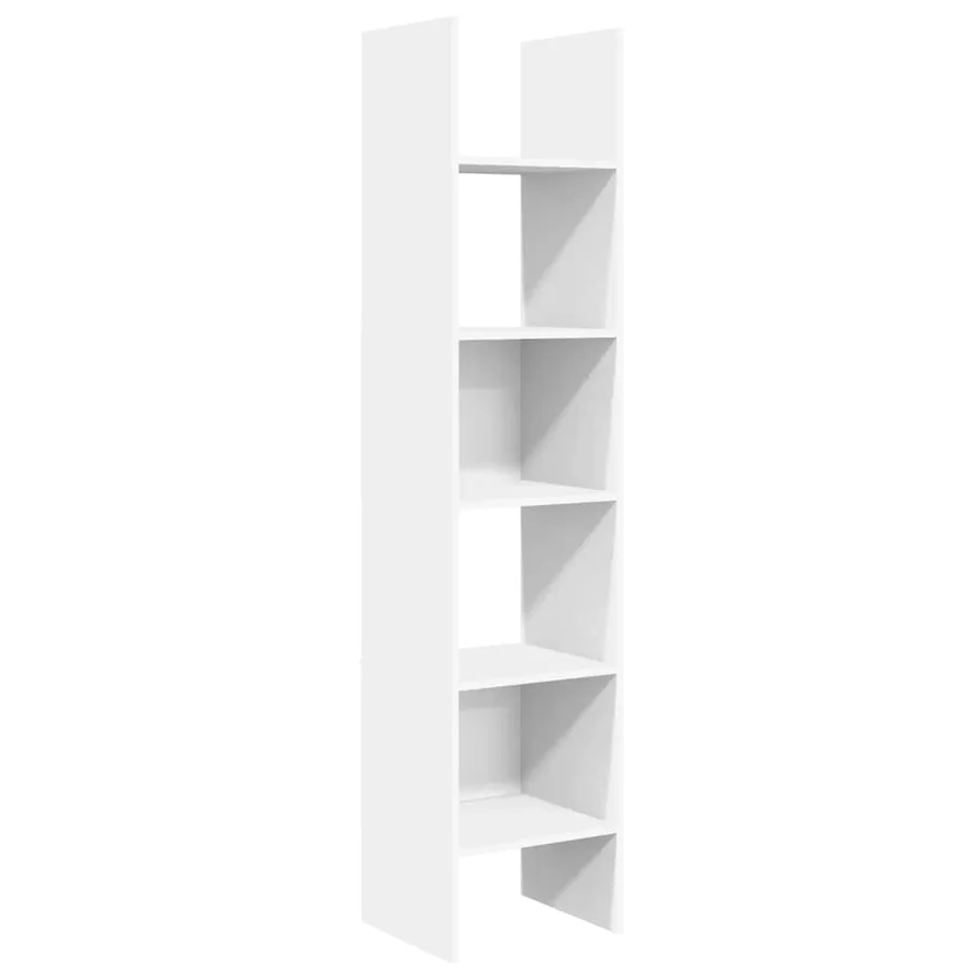 Bibliothèque Blanc 40x35x180 cm Bois d'ingénierie - 2