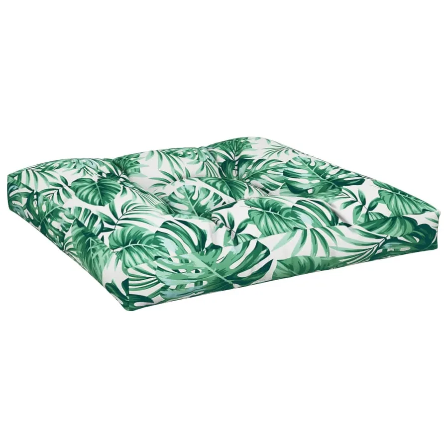Coussins de palette lot de 2 motif de feuilles tissu - 5