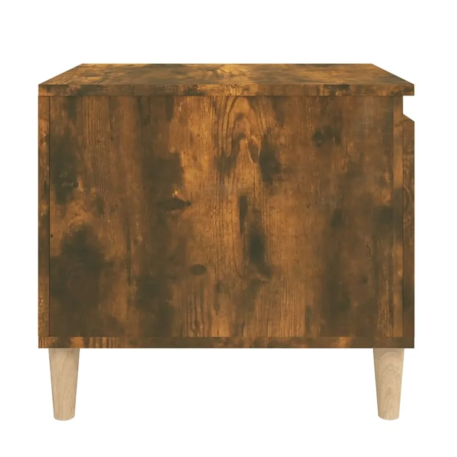Table basse Chêne fumé 100x50x45 cm Bois d'ingénierie - 7