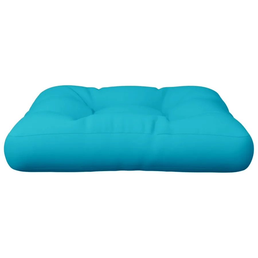 Coussin de palette turquoise 58x58x10 cm tissu oxford - 5