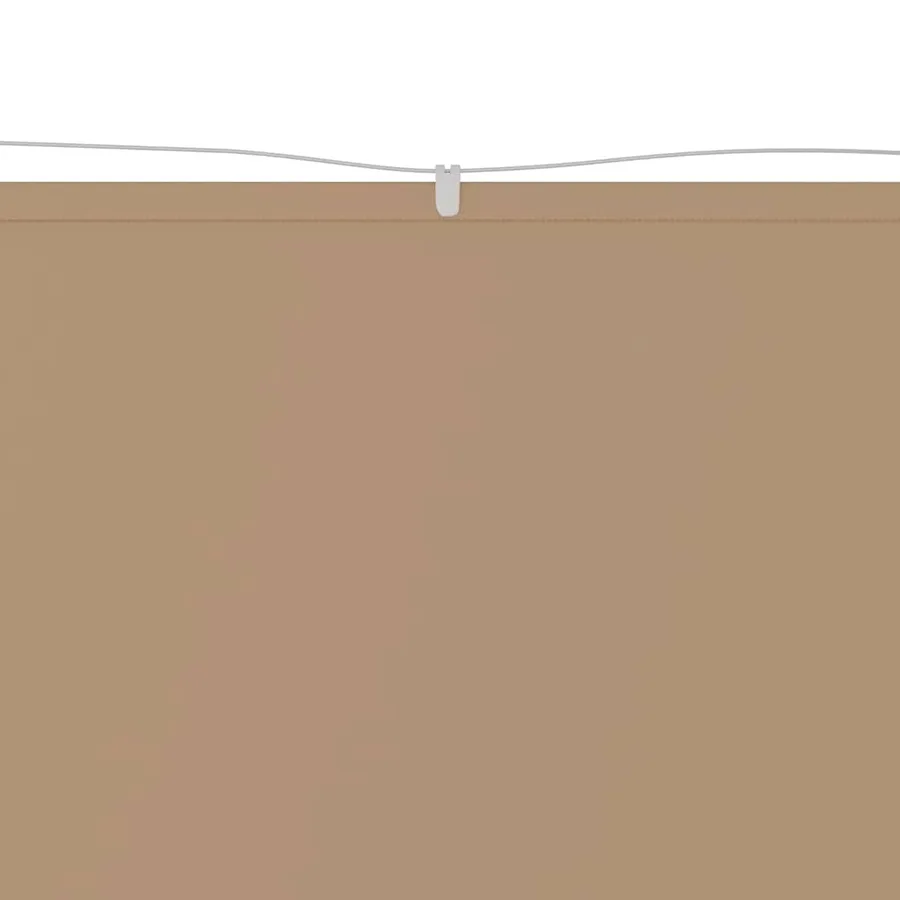Auvent vertical Taupe 100x1000 cm Tissu oxford - 3