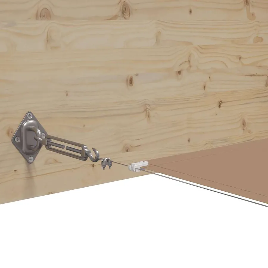 Auvent vertical Taupe 100x1000 cm Tissu oxford - 4