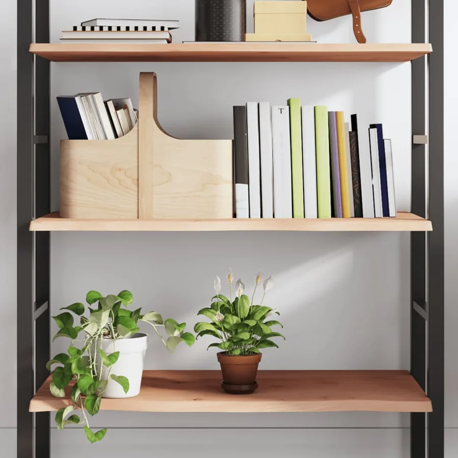Étagère murale 100x60x2 cm bois de chêne massif non traité