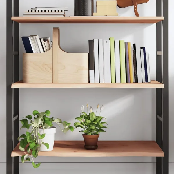 Étagère murale 100x60x2 cm bois de chêne massif non traité
