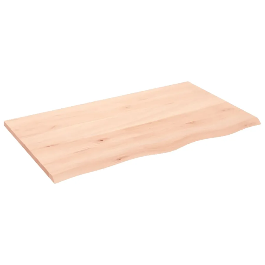 Étagère murale 100x60x2 cm bois de chêne massif non traité - 2