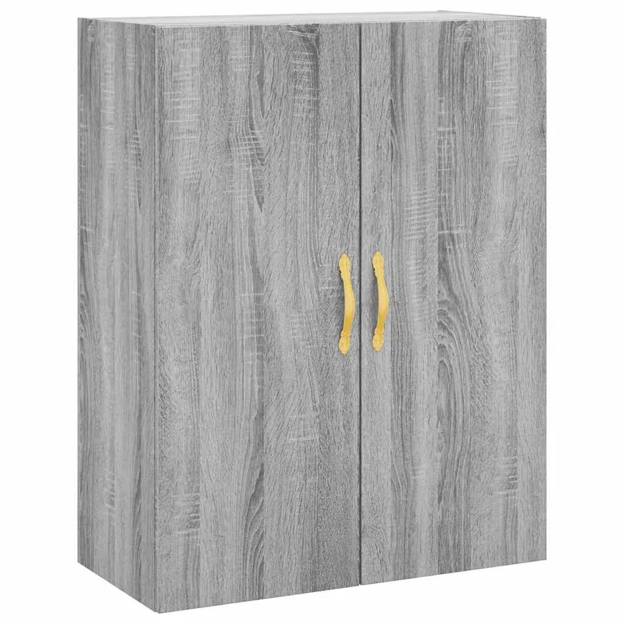 Buffet haut Sonoma gris 69,5x34x180 cm Bois d'ingénierie - 5