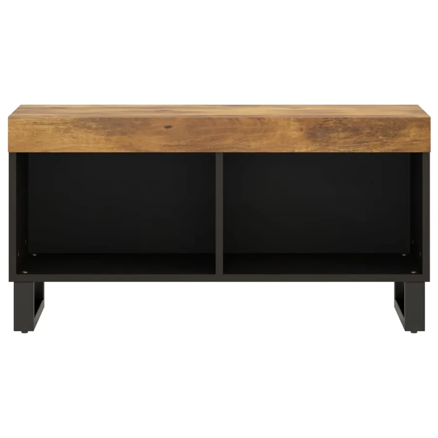 Meuble TV 85x33x43,5 cm bois massif de manguier - 3