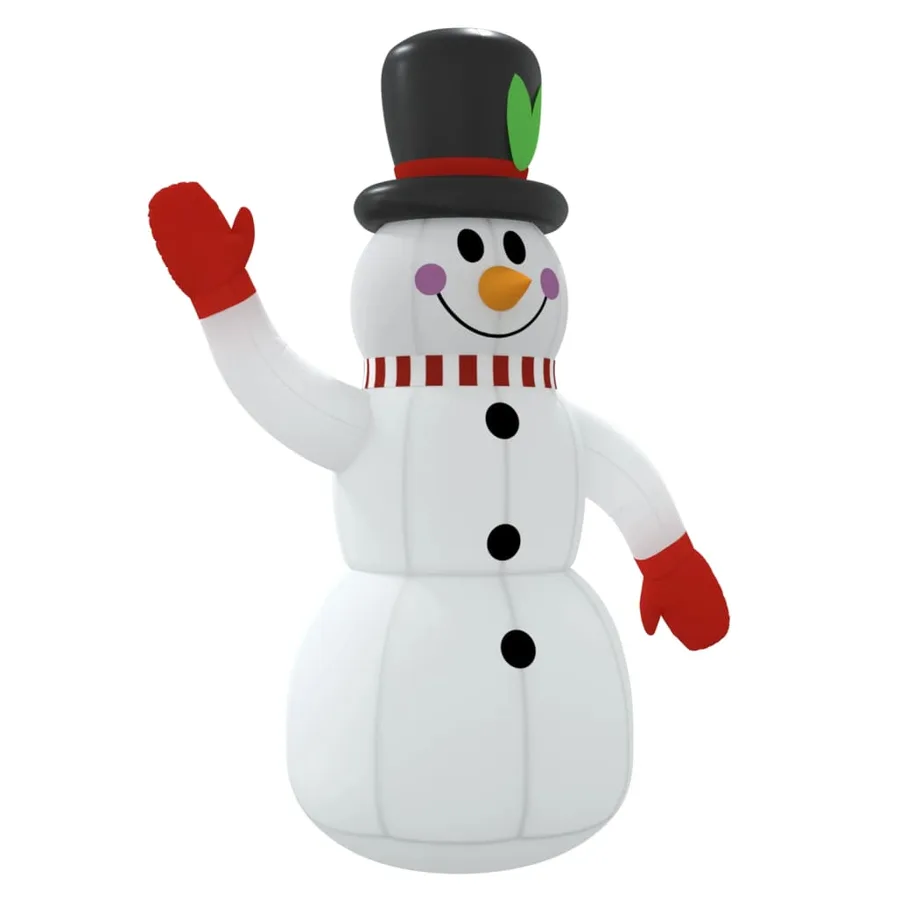 Bonhomme de neige gonflable avec LED 120 cm - 3