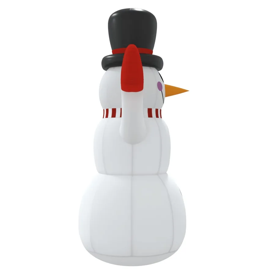 Bonhomme de neige gonflable avec LED 120 cm - 5