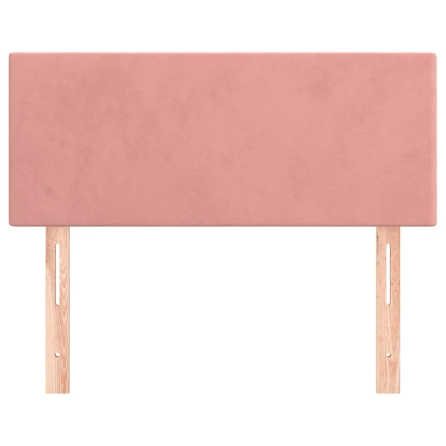 Tête de lit Rose 90x5x78/88 cm Velours - 3
